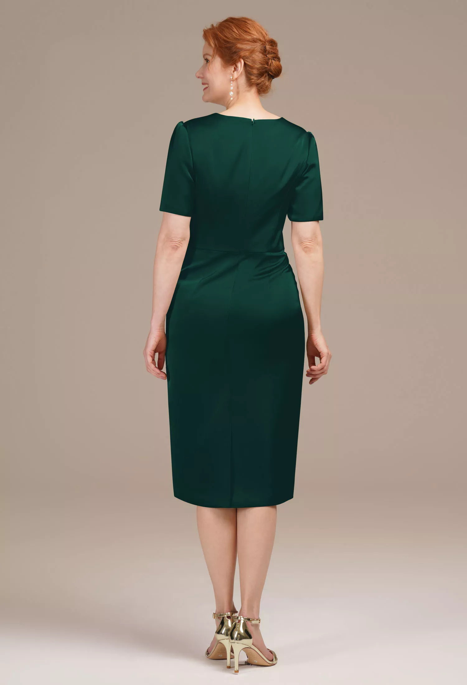 AW Ri Hunter Green  Mother of the Bride Dresses